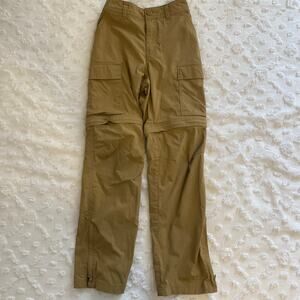 REI Co-Op Kids Boys Size Medium 10-12 Zip Off Pants Hiking Outdoor Khaki Cargos